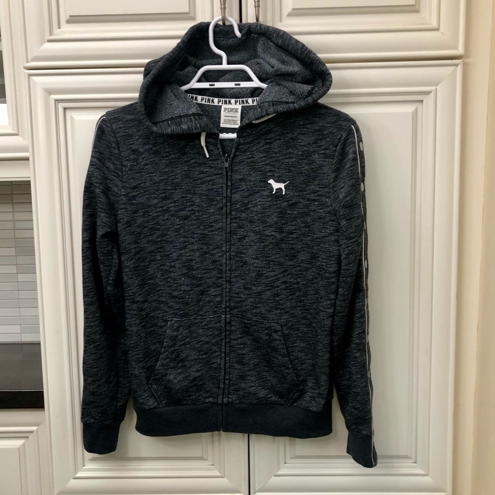 Pink Victoria’s Secret women’s zip hoodie